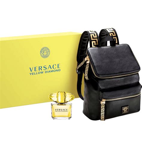 versace cologne gift set|versace gift set with backpack.